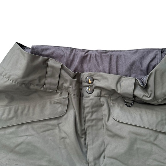 Patagonia Snowshot Pants Mens Medium Olive Distressed - Picture 7 of 16